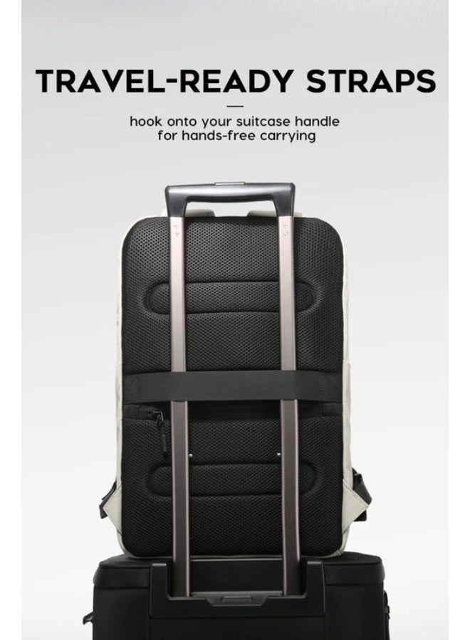 بانجي BANGE 7856 Grey New Arrivals Stylish Waterproof Business Commuting Laptop Backpack Ergonomic Lightweight School Bag Backpack Wholesale - Image 3